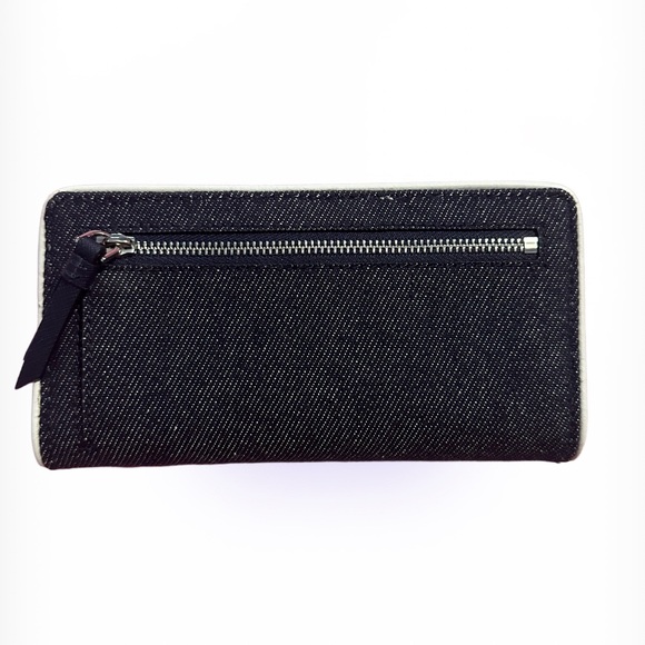Kate Spade denim white wallet - Picture 2 of 5